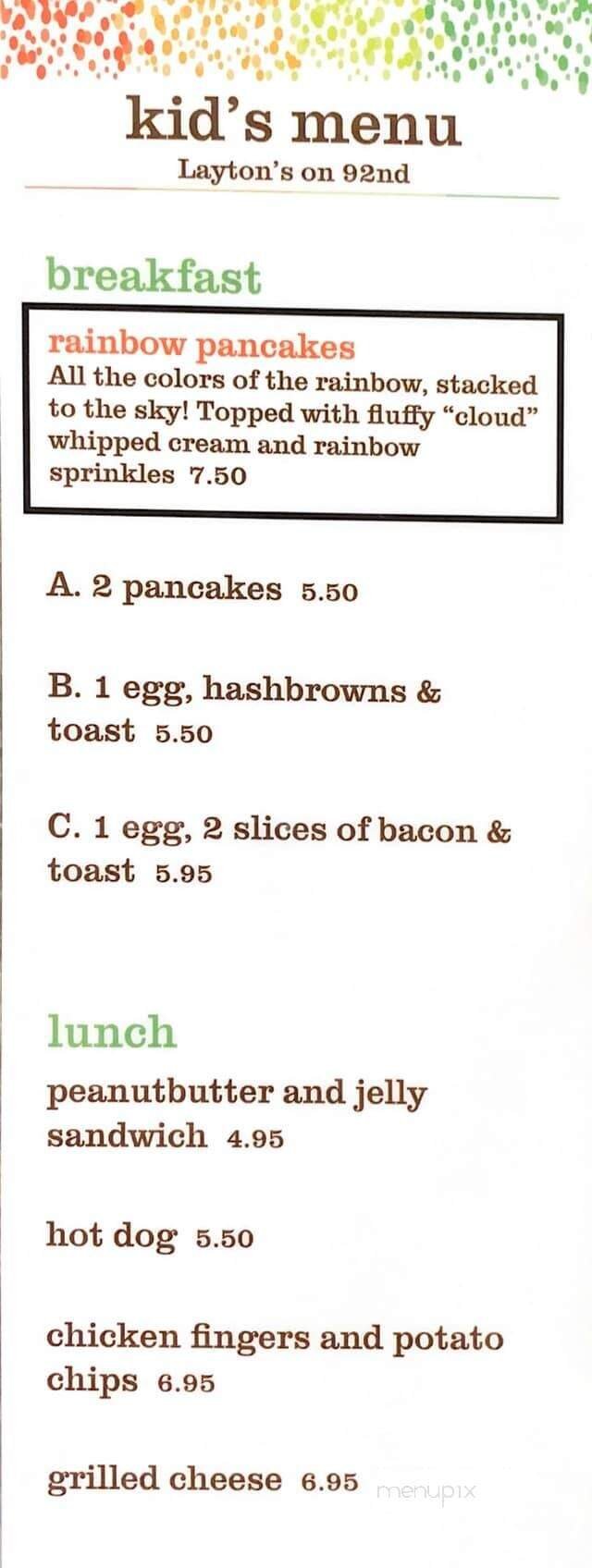 Menu page 2