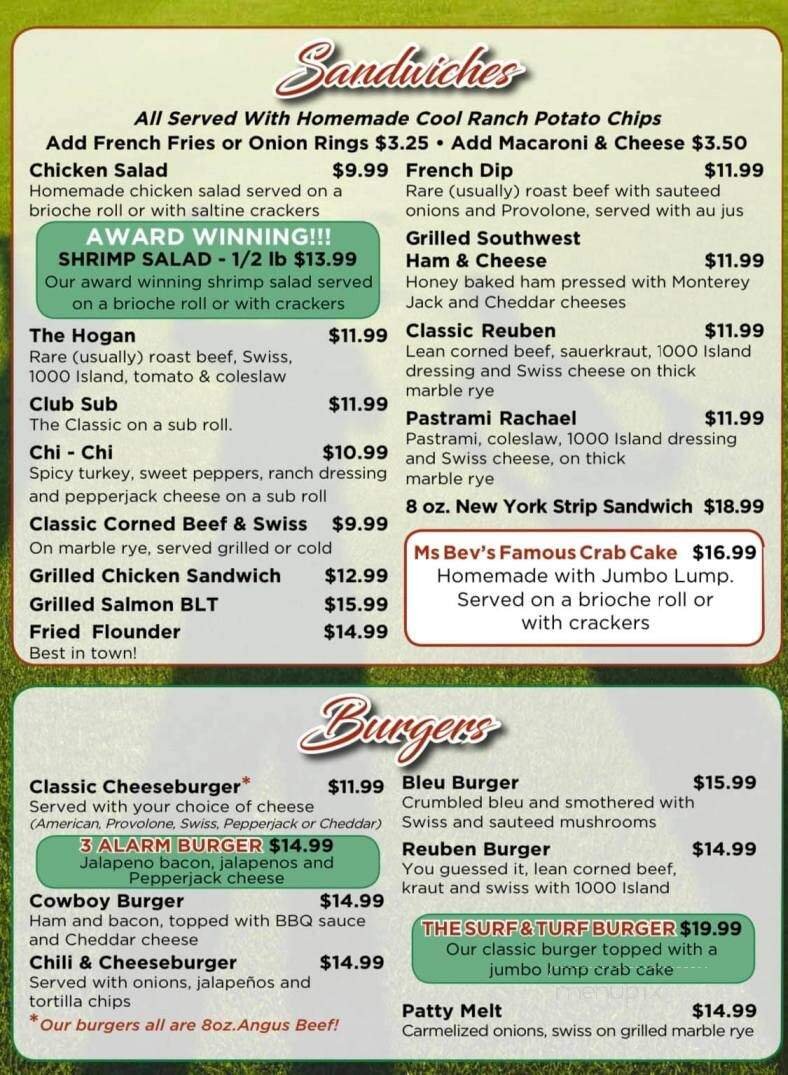 Menu page 2