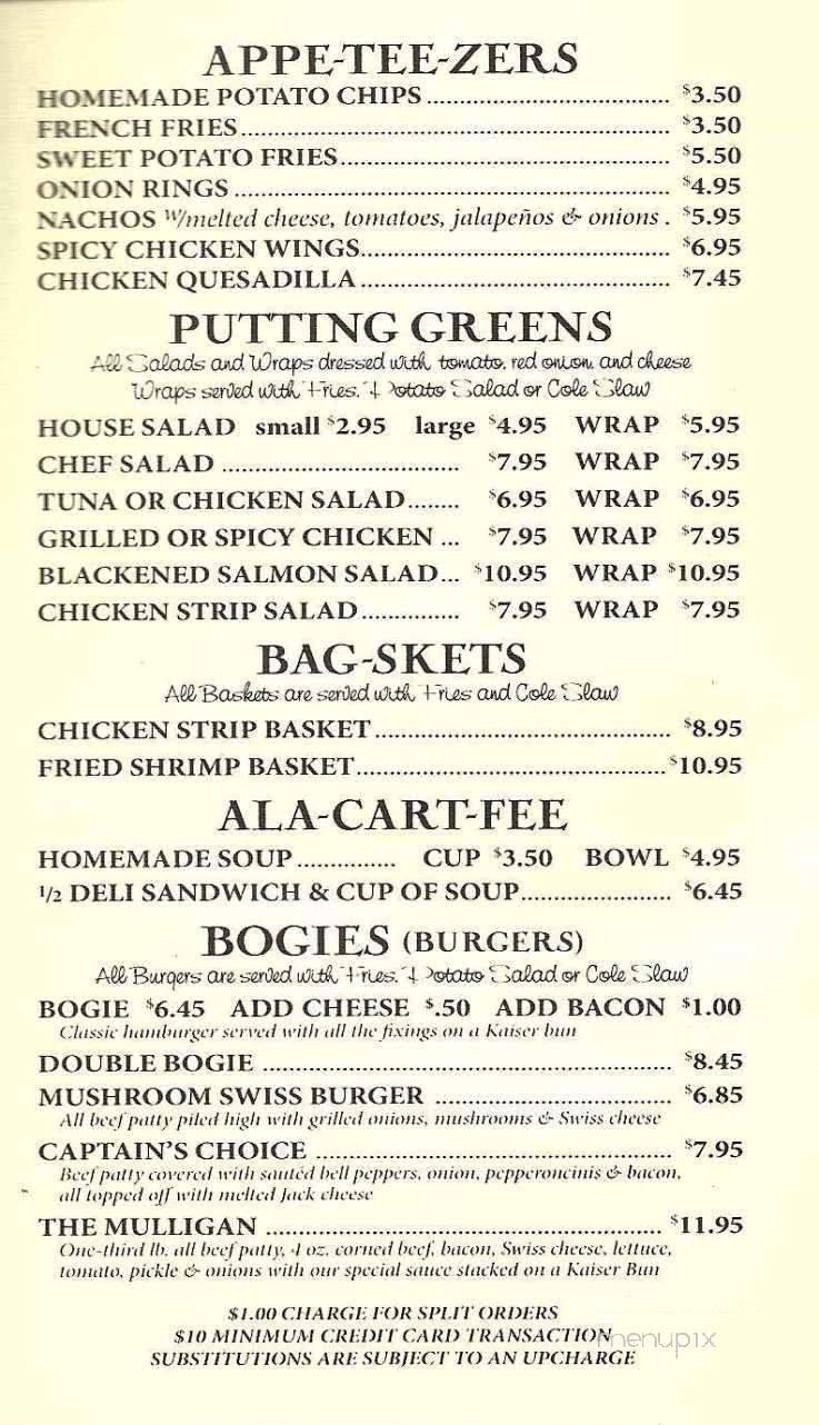 Menu page 3