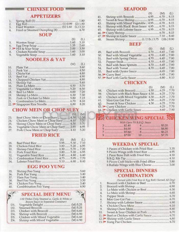 Menu page 2