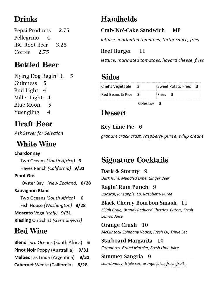 Menu page 2