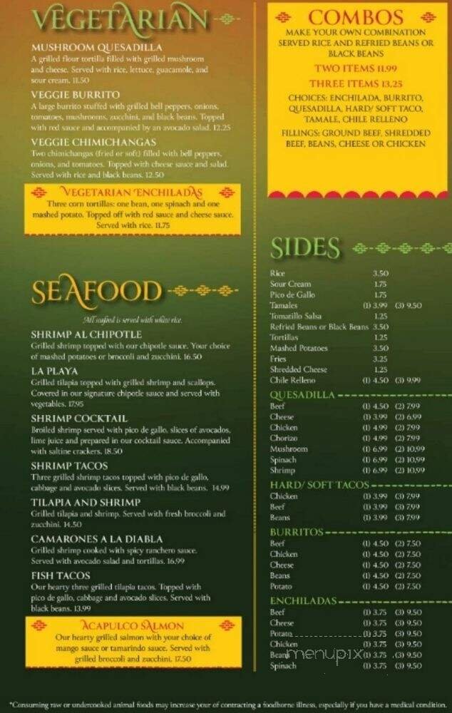 Menu page 2