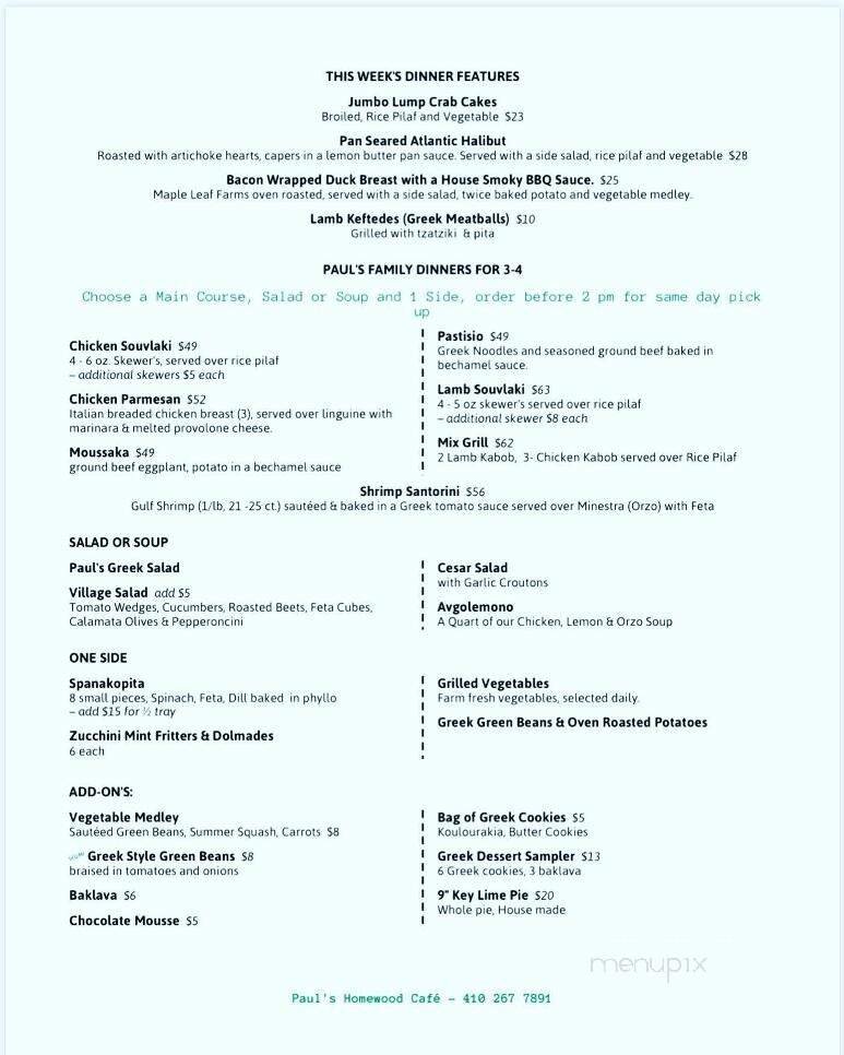 Menu page 2