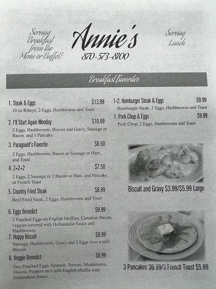 Menu page 1