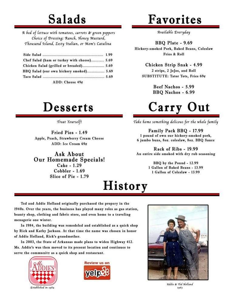Menu page 4