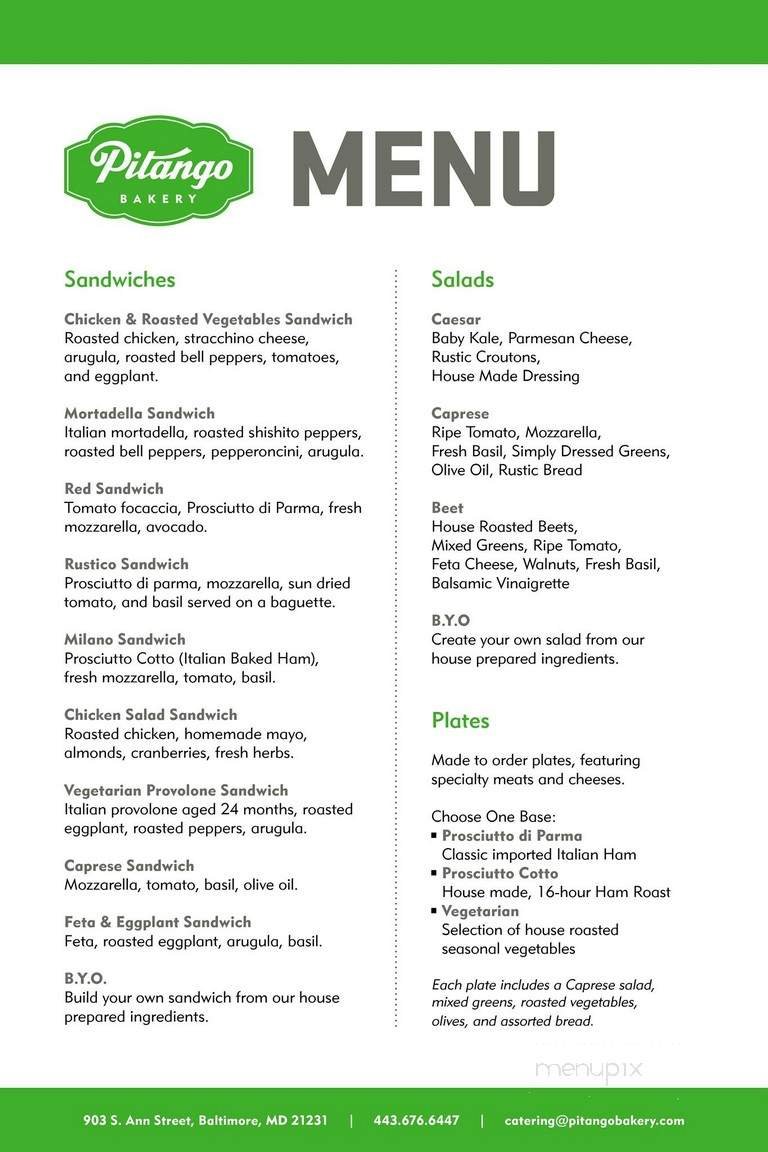 Menu page 1