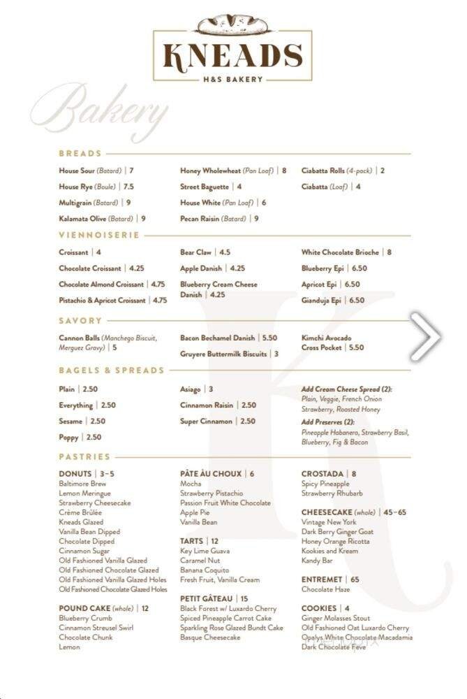 Menu page 1