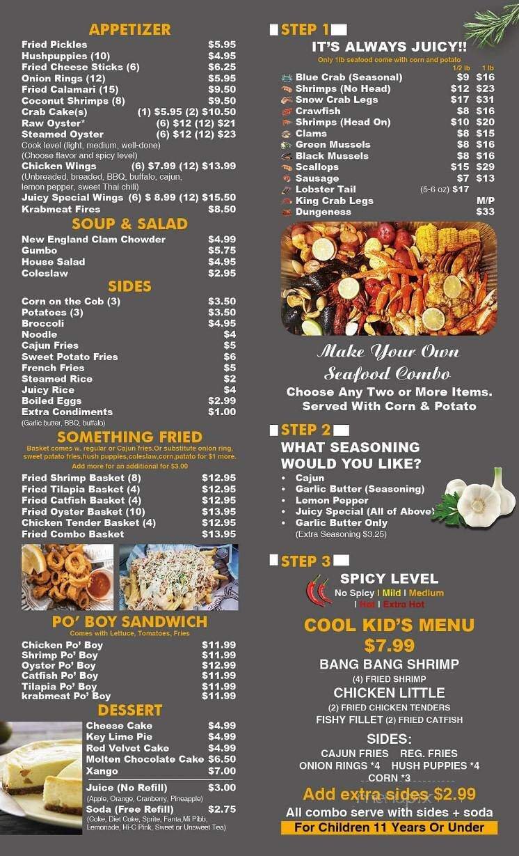 Menu page 1