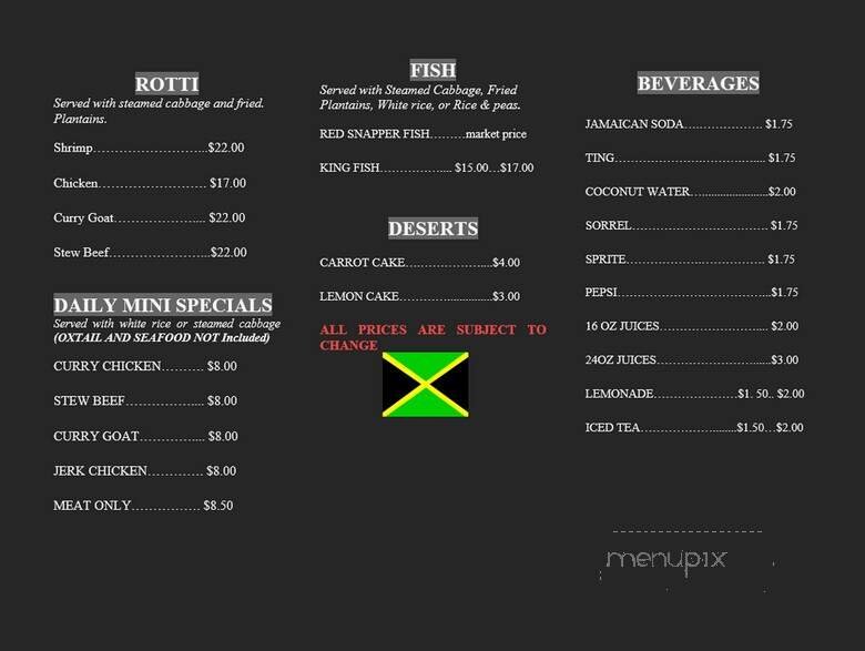 Menu page 1