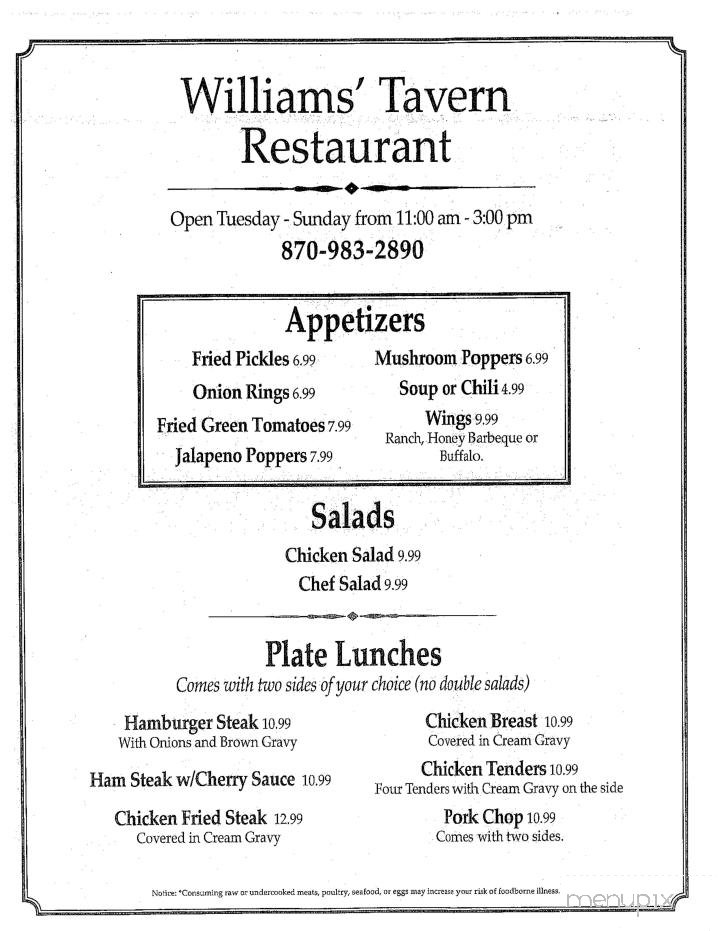 Menu page 3