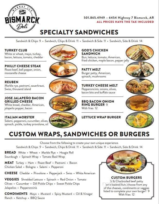 Menu page 3