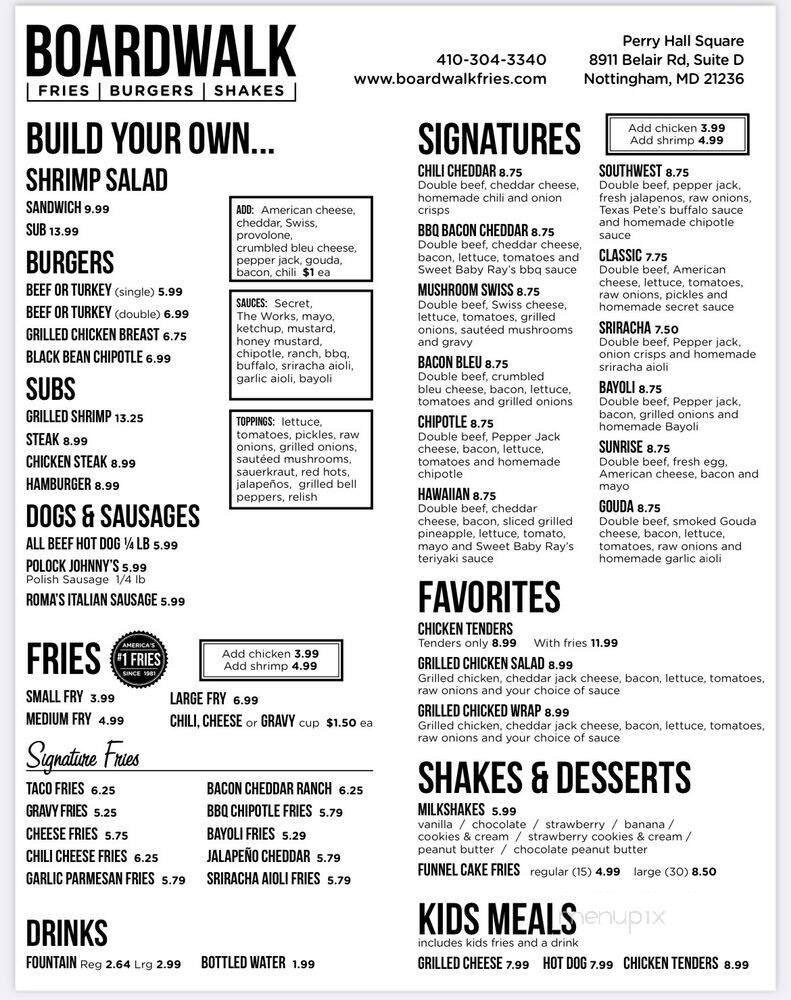 Menu page 1