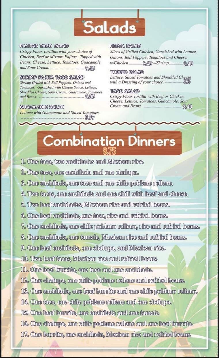 Menu page 5