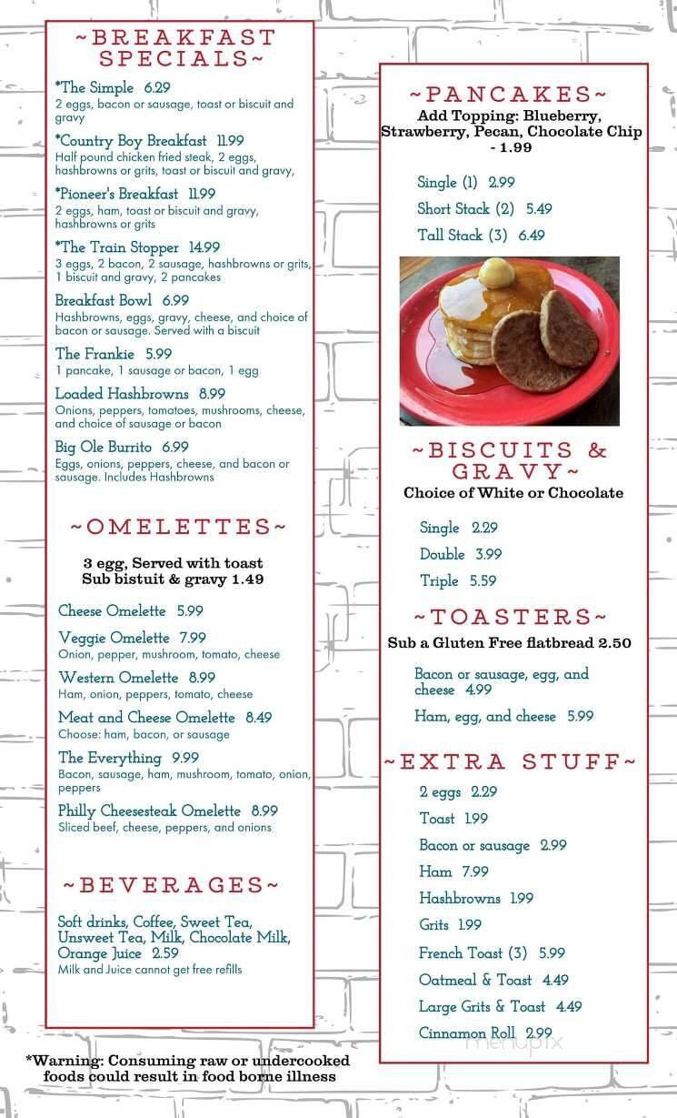 Menu page 2