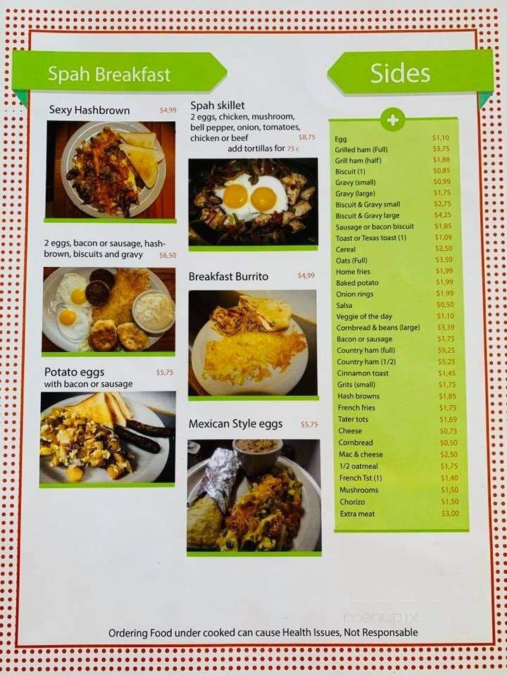 Menu page 7