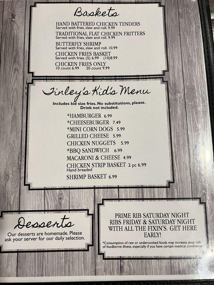 Menu page 2
