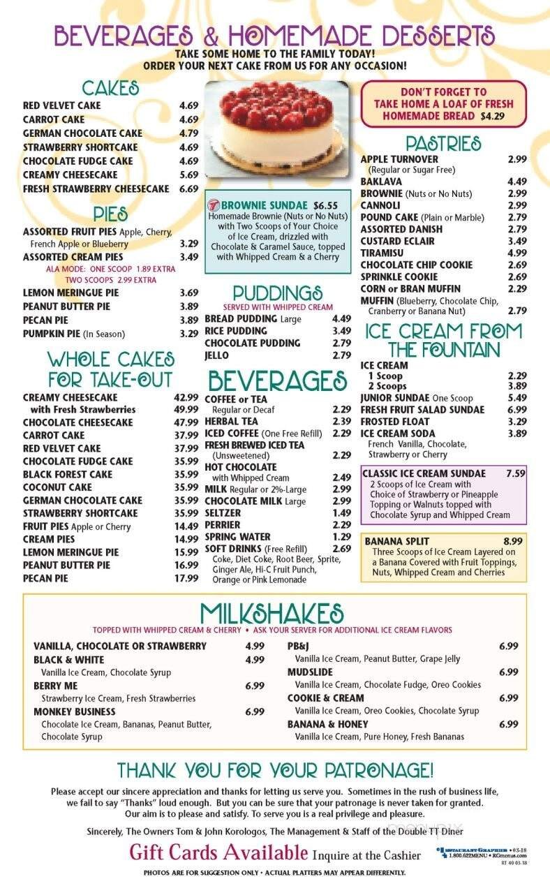 Menu page 2