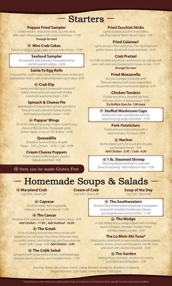 Menu page 2