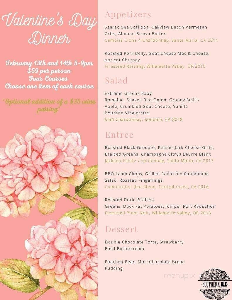 Menu page 1