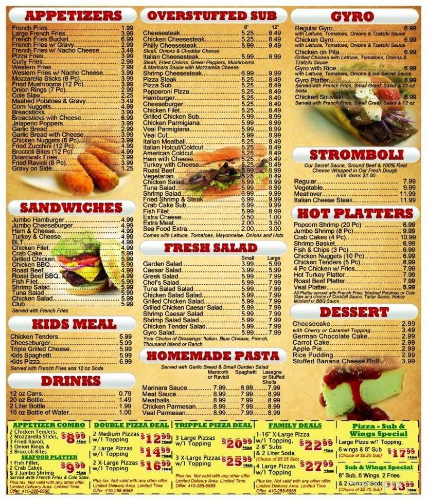Menu page 2