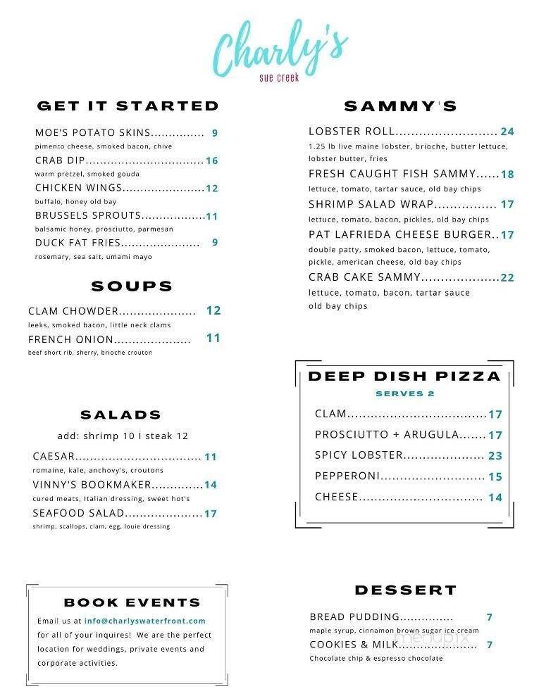 Menu page 1