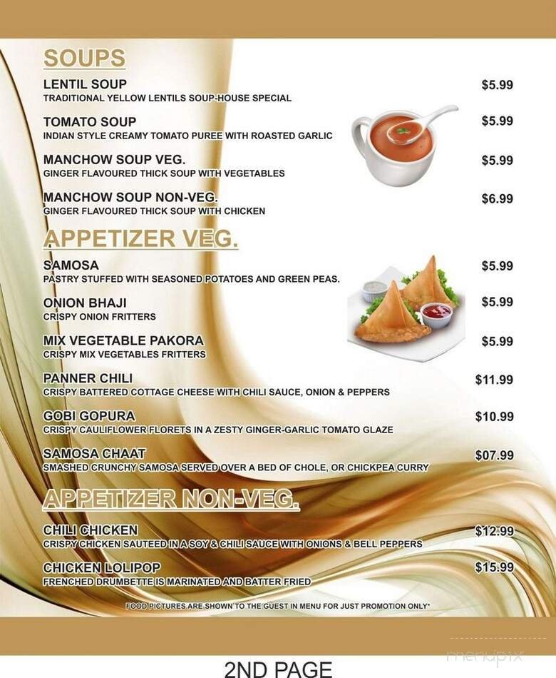 Menu page 3
