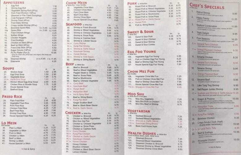 Menu page 2