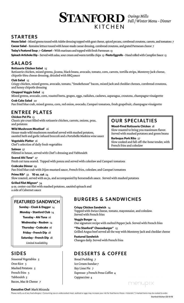 Menu page 2
