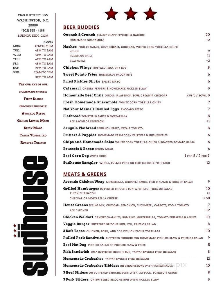 Menu page 2