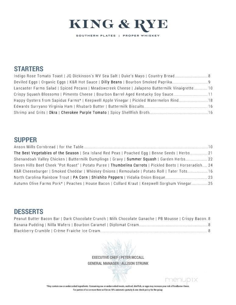 Menu page 2
