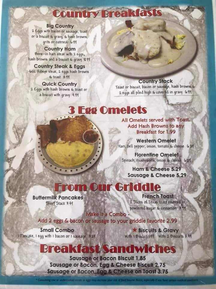 Menu page 1