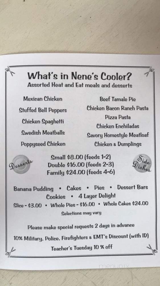 Menu page 2