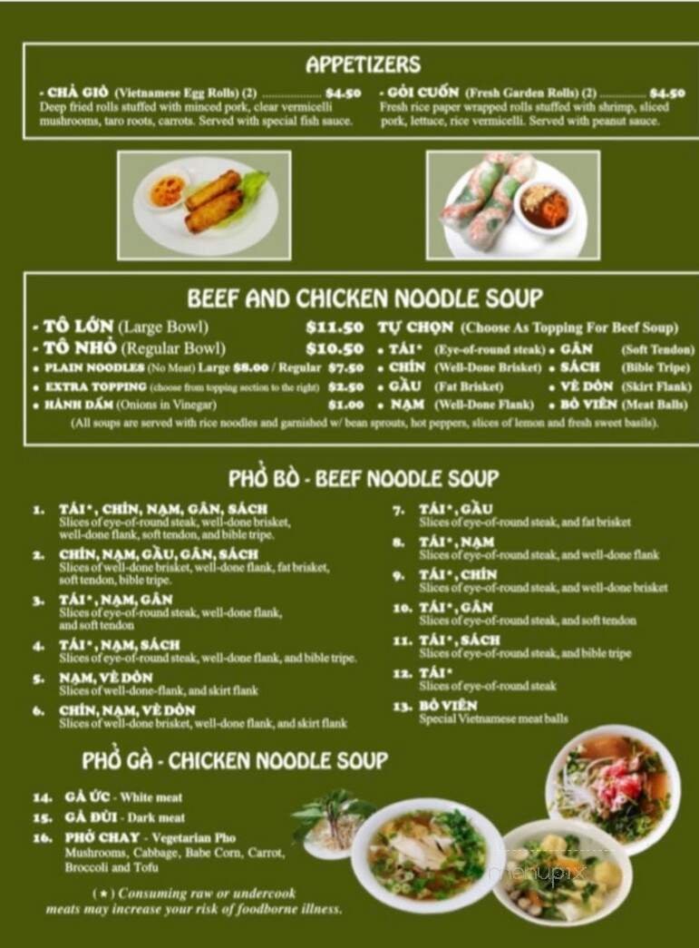 Menu page 2