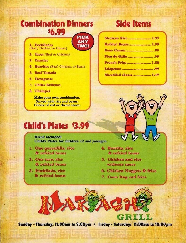 Menu page 5