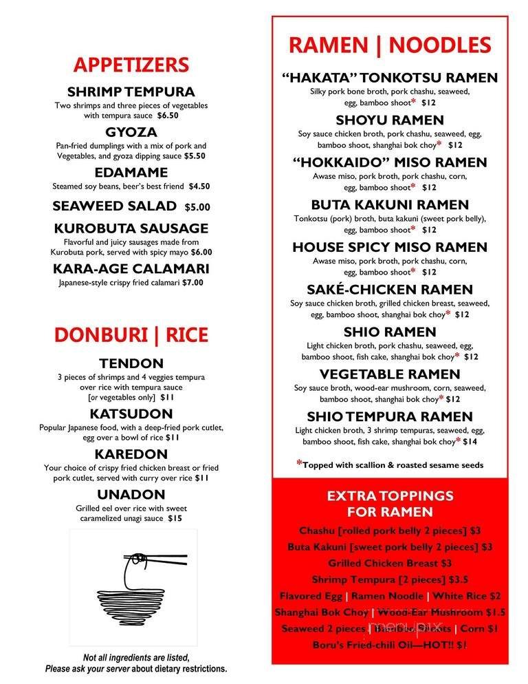 Menu page 2