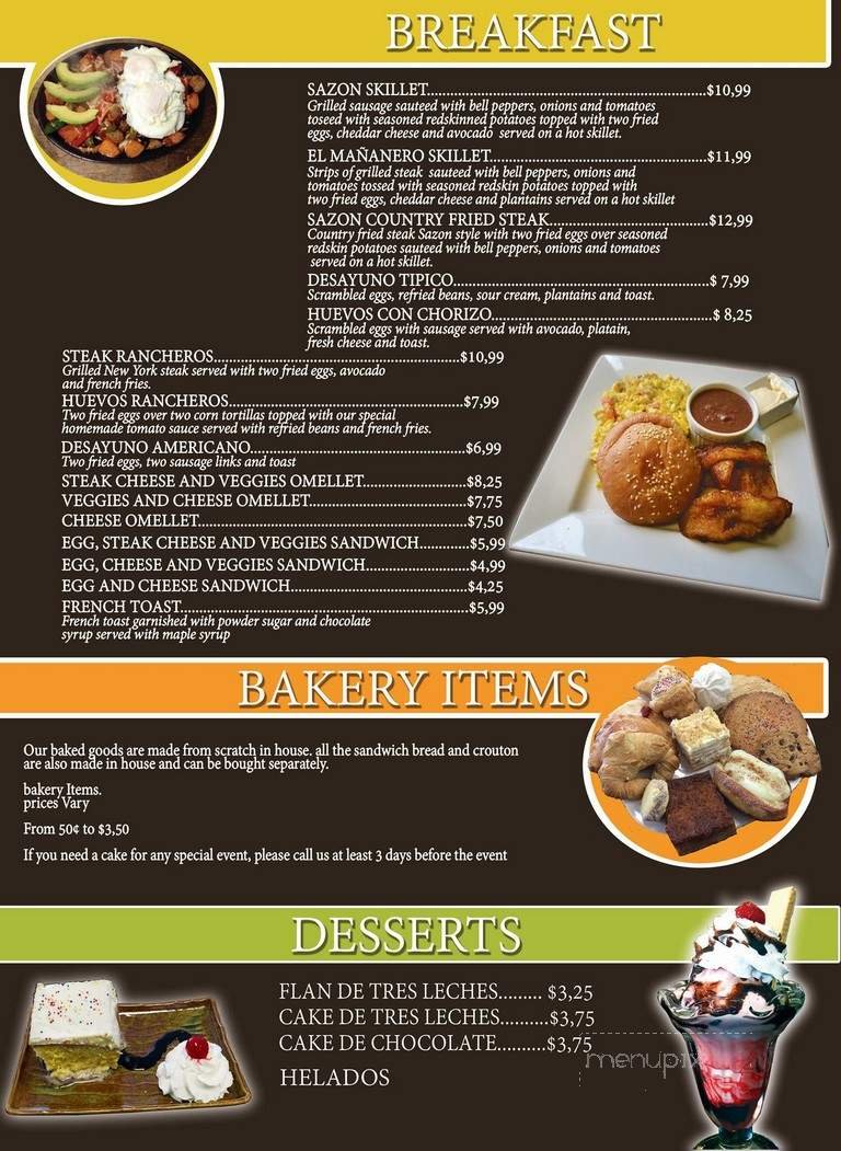Menu page 2