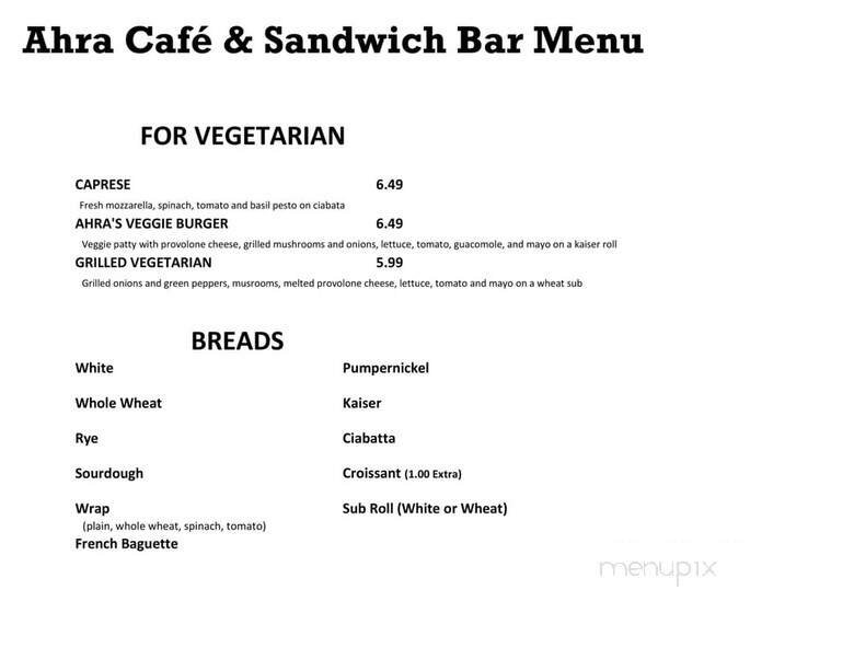 Menu page 2
