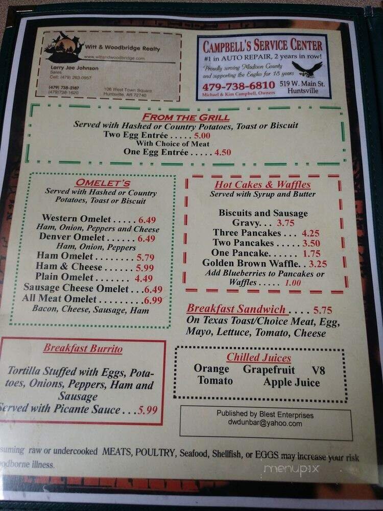 Menu page 3