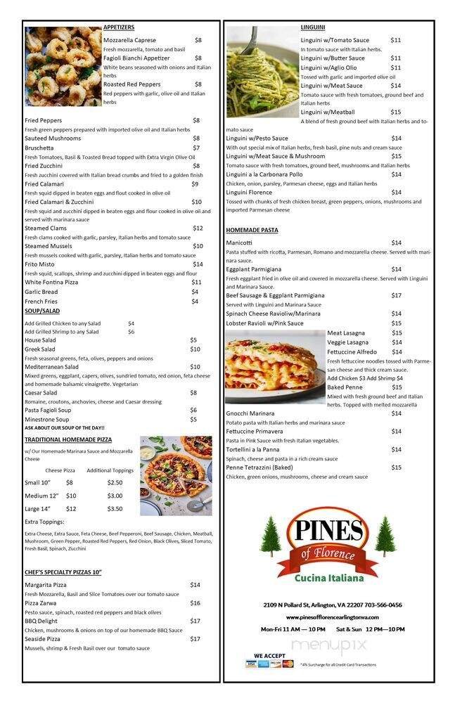 Menu page 1