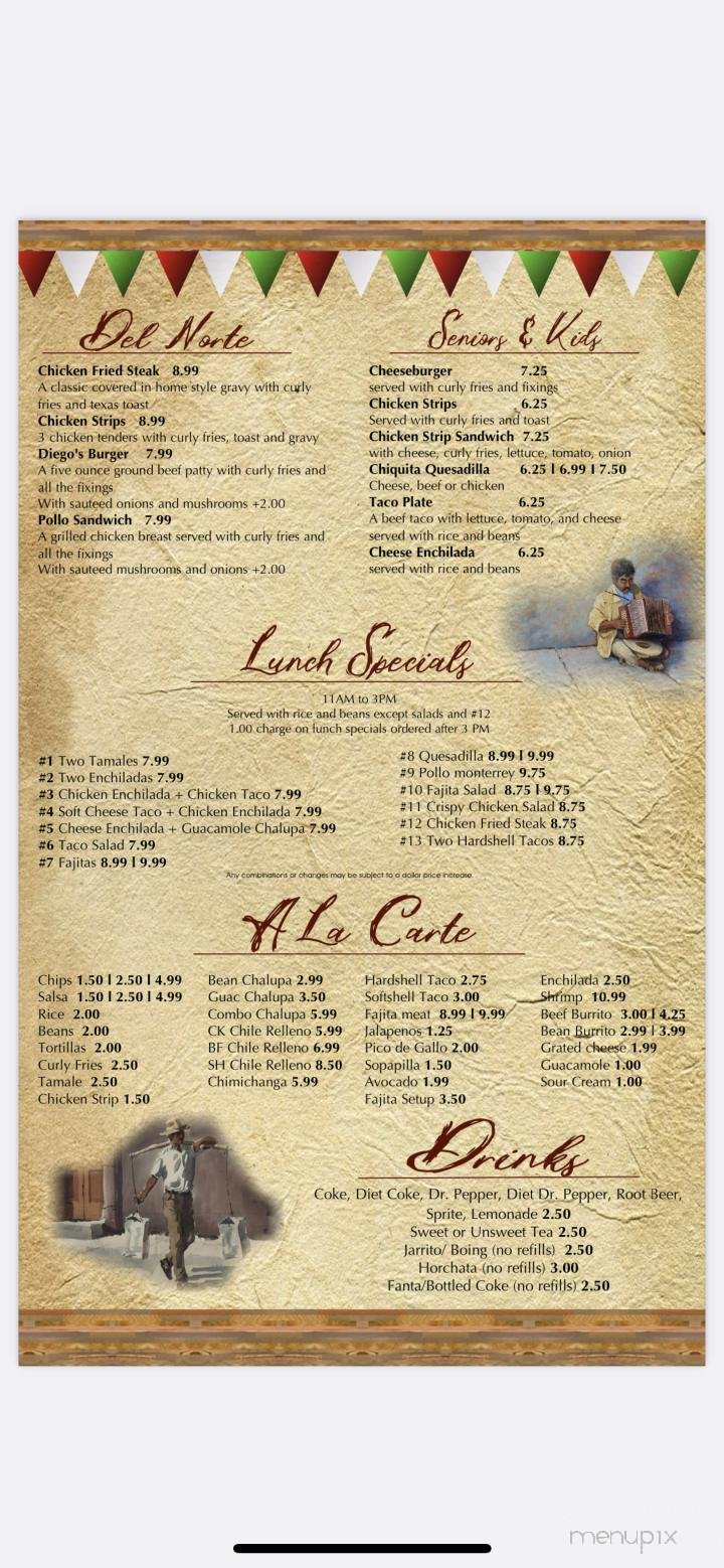 Menu page 4