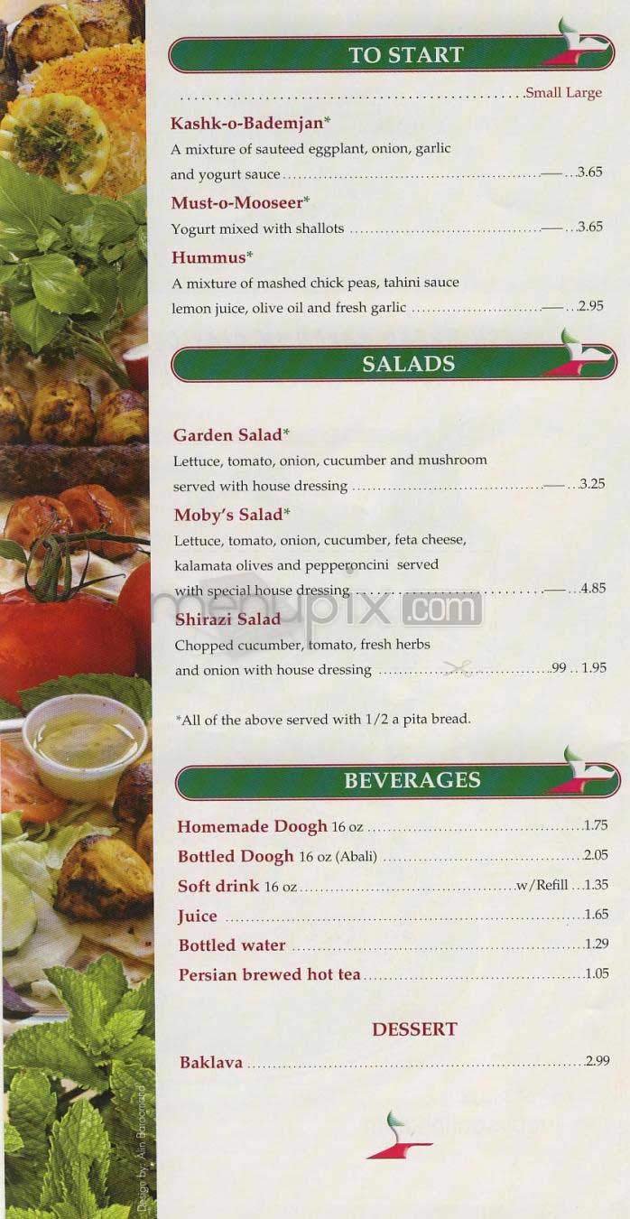 Menu page 2