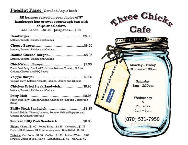 Menu page 1