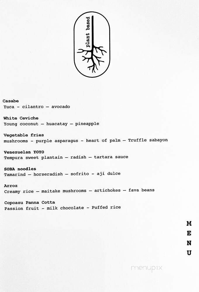 Menu page 1