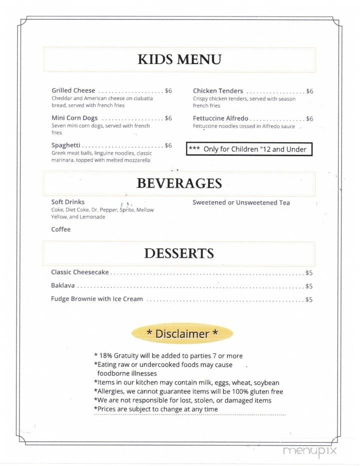 Menu page 6