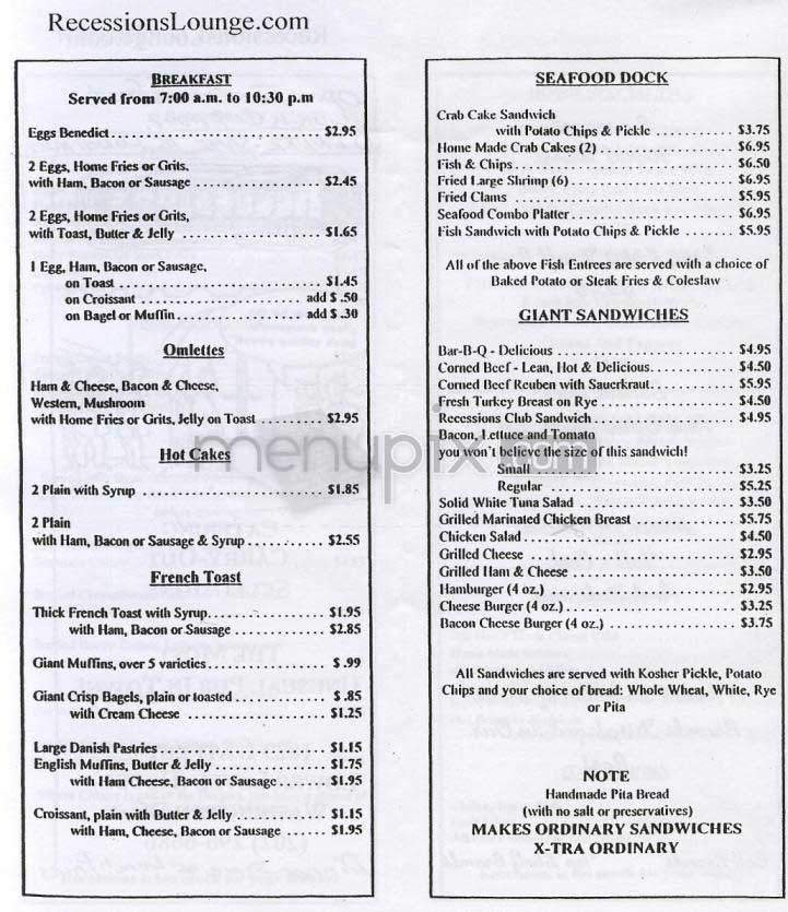 Menu page 2