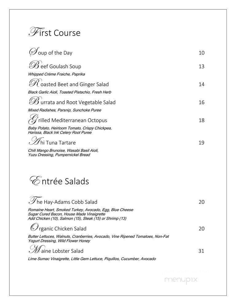 Menu page 2