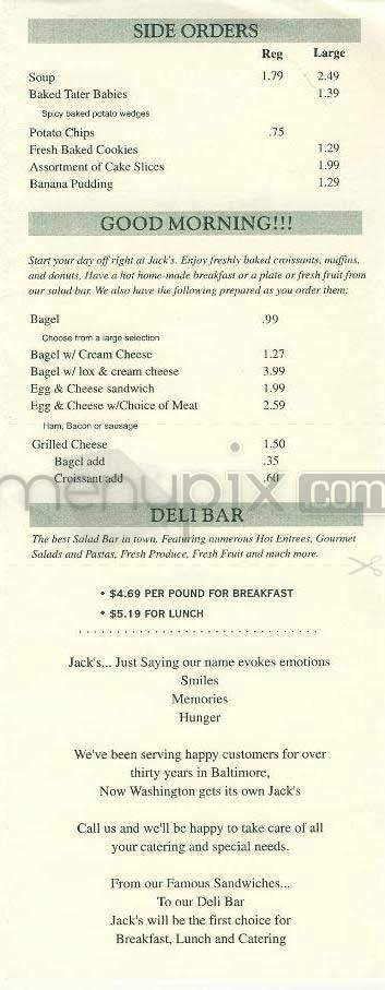 Menu page 1