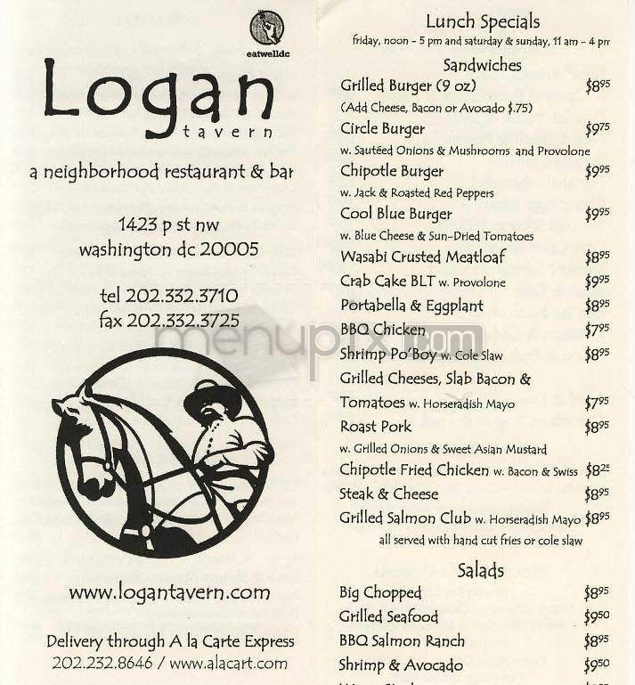 Menu page 1