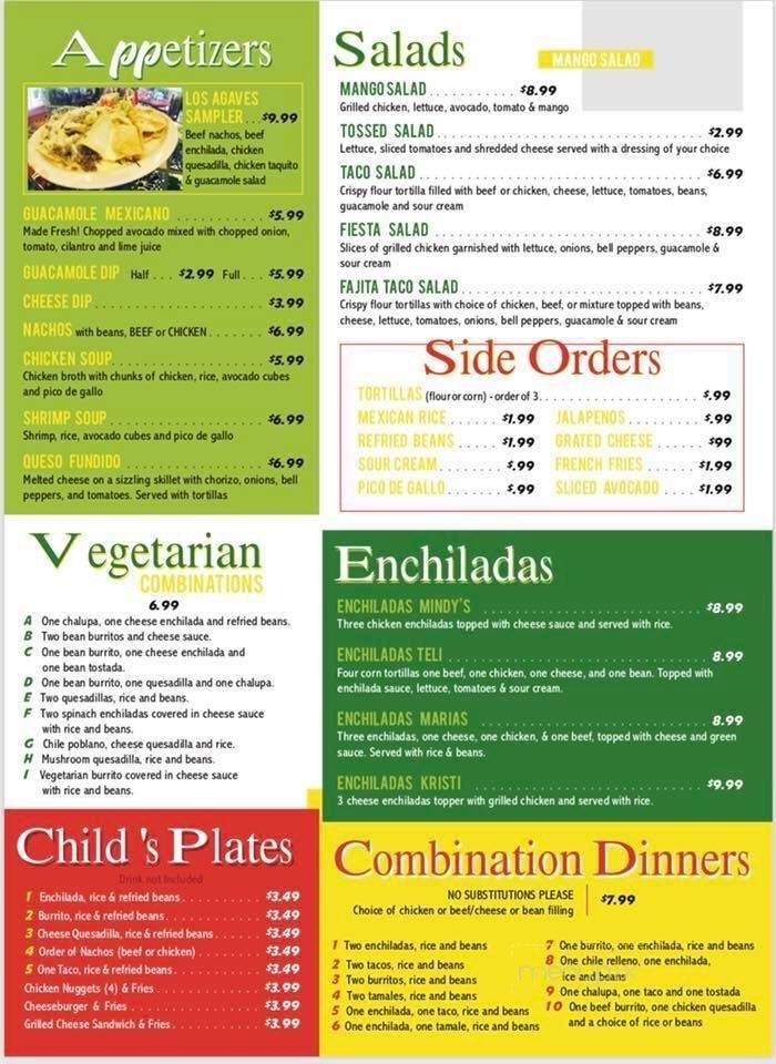 Menu page 1