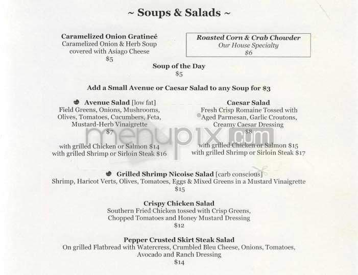 Menu page 2